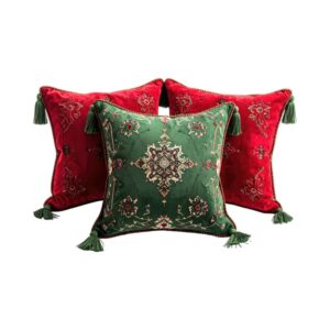 Sapphire Velvet Throw Pillow